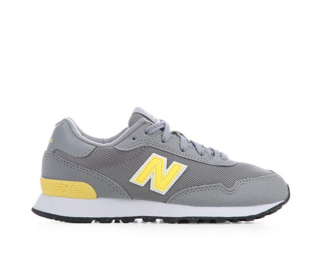 Boys' New Balance 515 Little Kid Running Shoes in Slate Grey/Yllw color