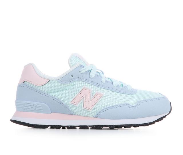 Girls' New Balance Little Kid 515 Running Shoes in Oxford Blu/Pnk color