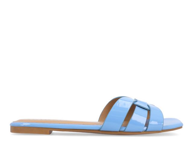 Women's Journee Collection Arrina Sandals in Blue color