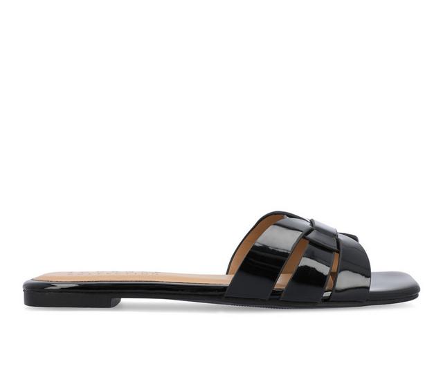 Women's Journee Collection Arrina Sandals in Black color