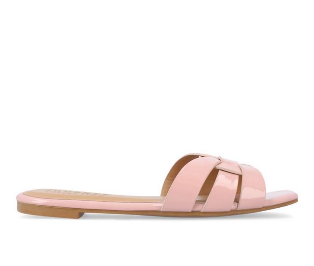 Women's Journee Collection Arrina Sandals in Blush color
