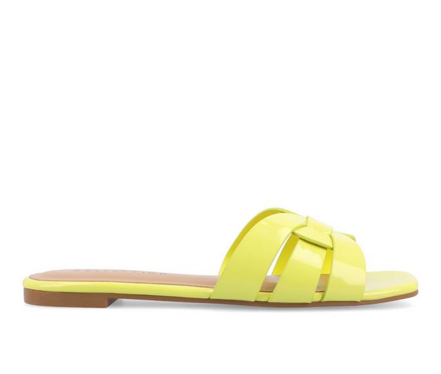 Women's Journee Collection Arrina Sandals in Green color