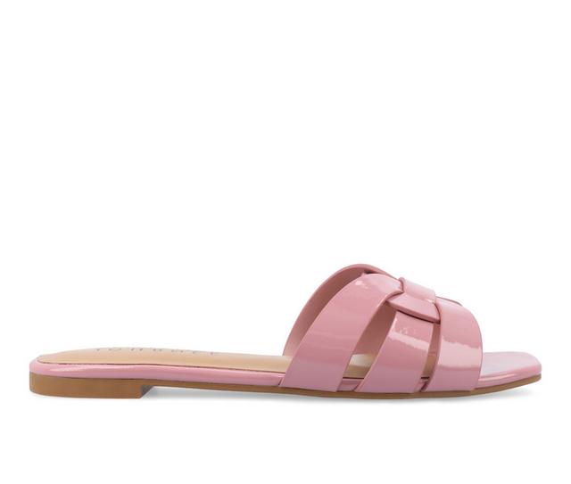 Women's Journee Collection Arrina Sandals in Rose color