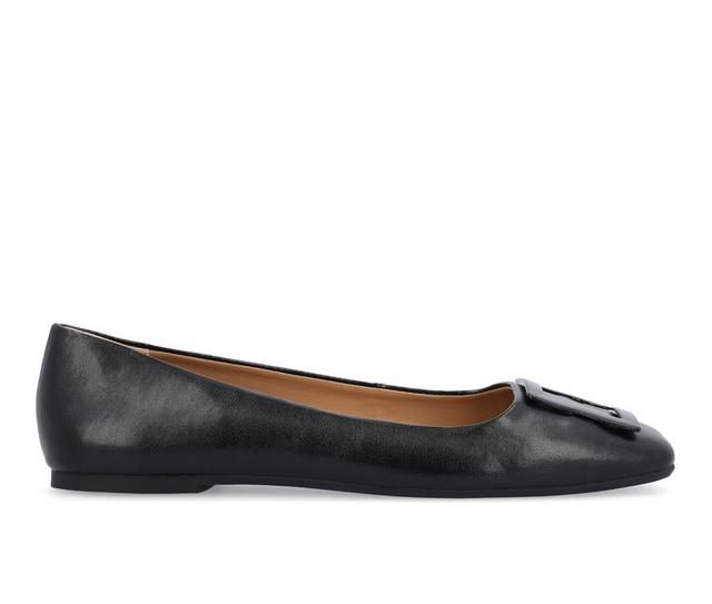 Women's Journee Collection Zimia Flats in Black color