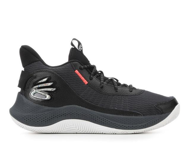 Men's Under Armour Curry 327 Basketball Shoes in GRY/BLK/BLK 100 color