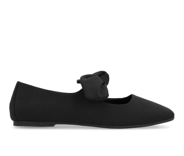 Women's Journee Collection Seralinn Flats in Black color