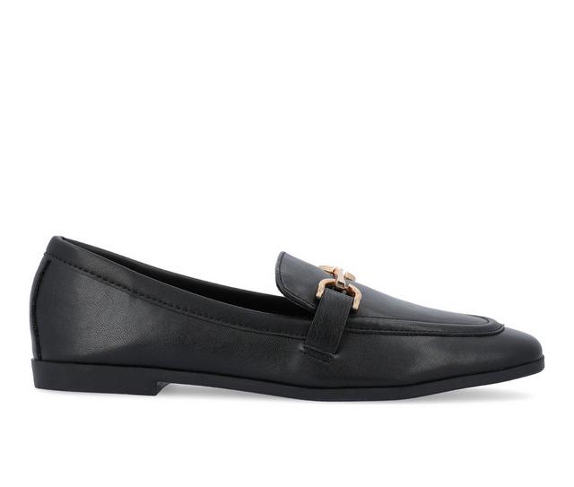 Women's Journee Collection Mizza Loafers in Black color