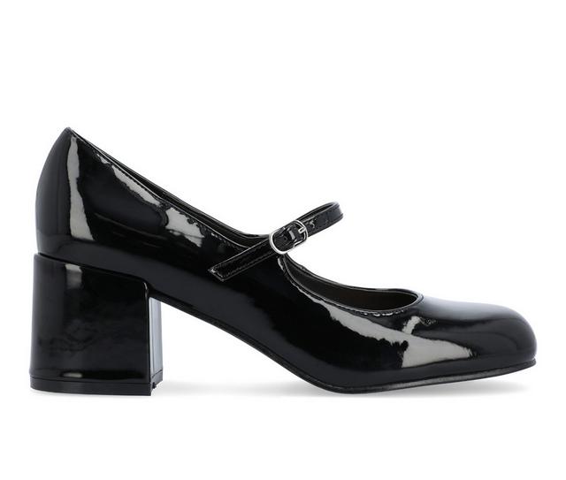 Women's Journee Collection Okenna Block Heels in Black color