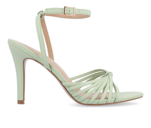 Women's Journee Collection Vanita Dress Sandals in Sage color