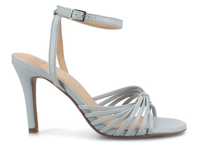 Women's Journee Collection Vanita Dress Sandals in Blue color