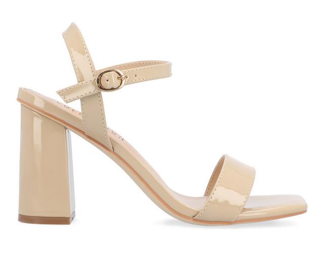 Women's Journee Collection Tivona Dress Sandals in Tan color