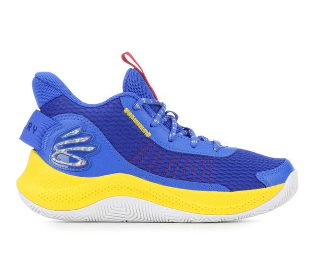 Boys' Under Armour Big Kid Curry 3Z7 Basketball Shoes in Royal/Blue/Yllw color