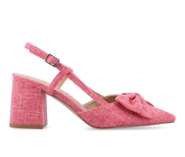 Women's Journee Collection Tailynn Pumps in Pink color