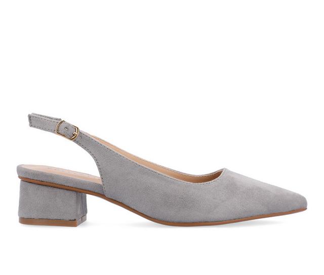Women's Journee Collection Sylvia Pumps in Grey color