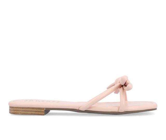 Women's Journee Collection Soma Sandals in Pink color