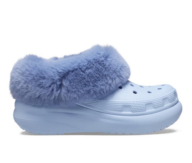 Women's Crocs Furever Crush Clog in Blue Calcite color