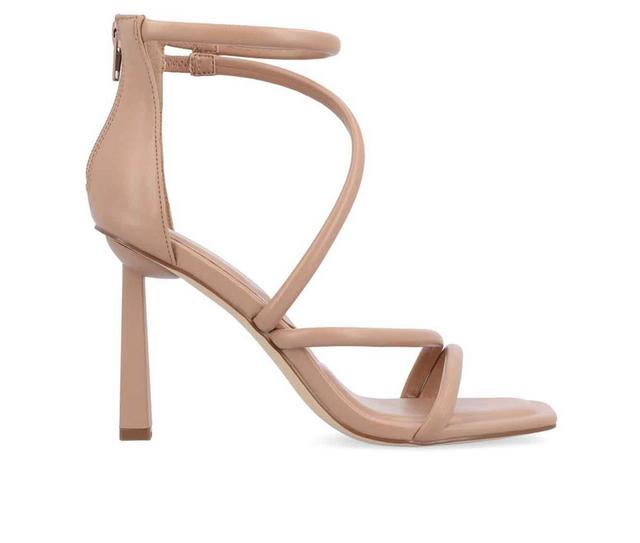 Women's Journee Collection Marza Dress Sandals in Camel color