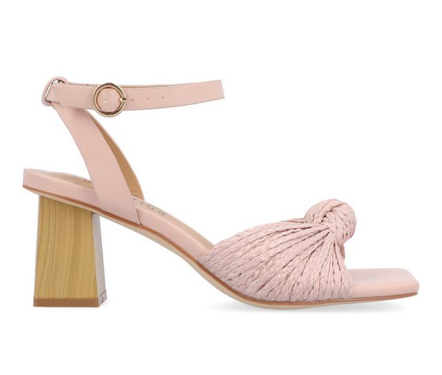 Women's Journee Collection Galinda Dress Sandals in Pink color