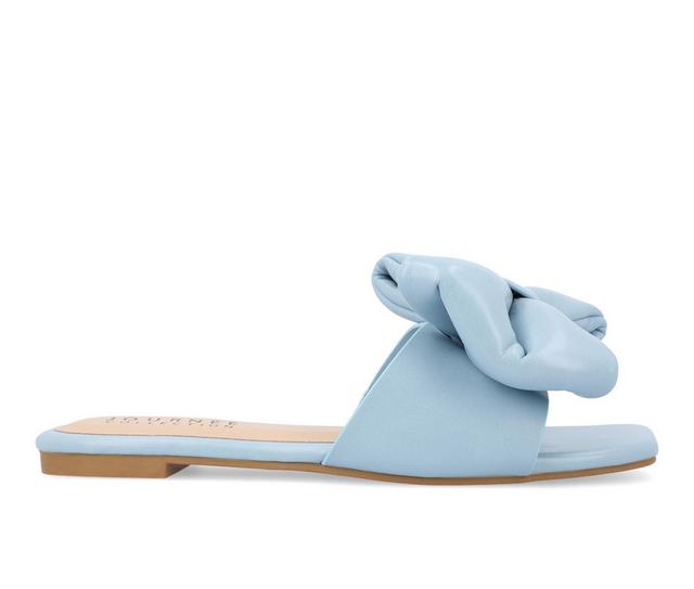 Women's Journee Collection Fayre Sandals in Blue color