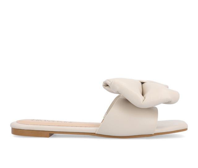 Women's Journee Collection Fayre Sandals in Sand color