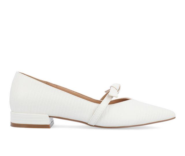 Women's Journee Collection Cait Mary Jane Pumps in White color