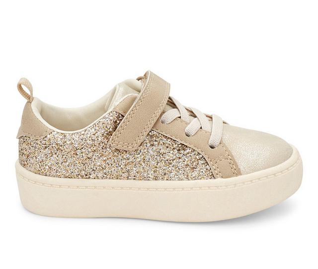 Girls' Carters Toddler & Little Kid Perrie Fashion Sneakers in Gold color