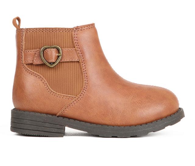 Girls' Carters Toddler & Little Kid Lena Booties in Tan color