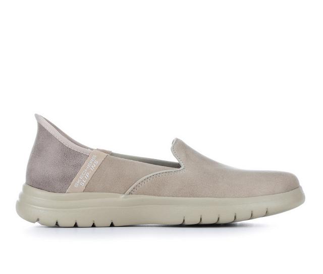 Women's Skechers Go On The Go Flex Slip In 136544 in Taupe color