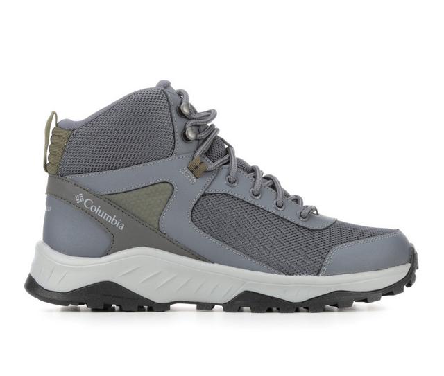 Men's Columbia Trailstorm Ascend Mid Waterproof Hiking Boots in Graphite color