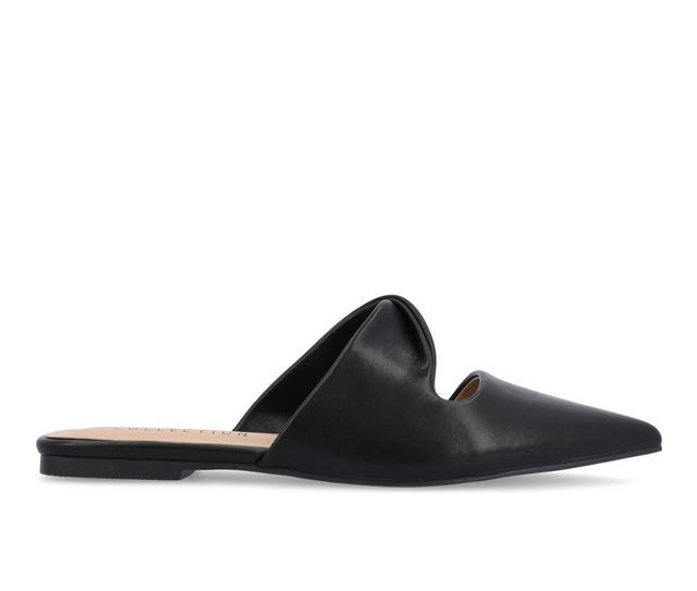 Women's Journee Collection Enniss Mules in Black color
