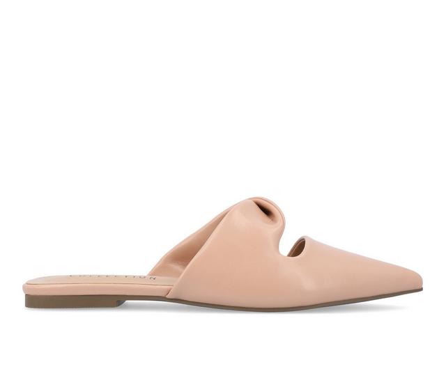 Women's Journee Collection Enniss Mules in Blush color