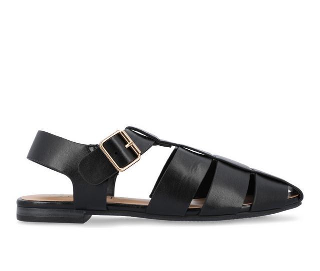 Women's Journee Collection Cailinna Sandals in Black color