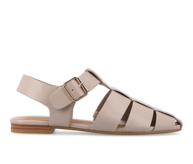 Women's Journee Collection Cailinna Sandals in Taupe color