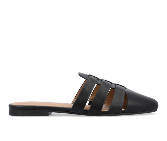 Women's Journee Collection Jazybell Mules in Black color