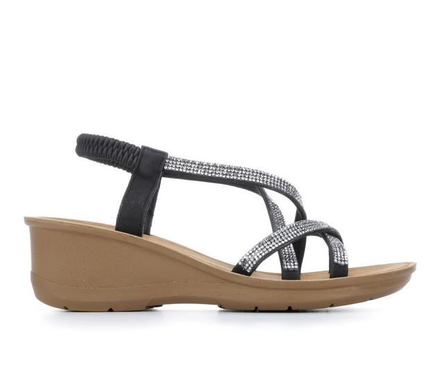 Women's Daisy Fuentes Daff Sandals in Black color