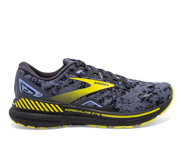 Men's Brooks ADRENALINE GTS 23-MA Running Shoes in Iron/Stone color