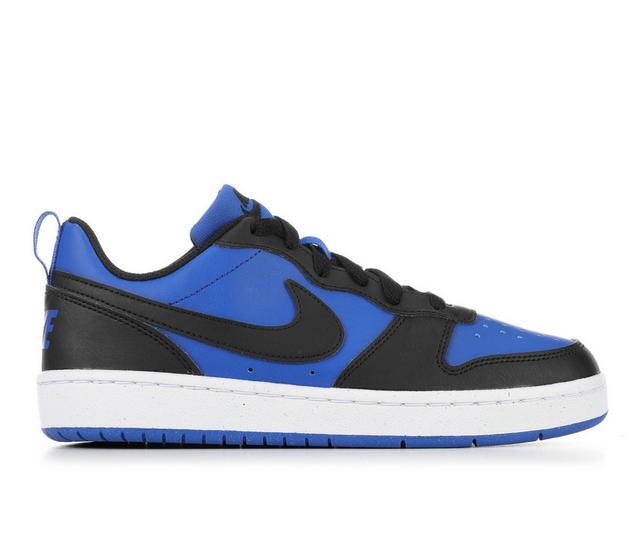 Kids' Nike Big Kid Court Borough Low Recraft Sneakers in Royal/Blk/Wht color