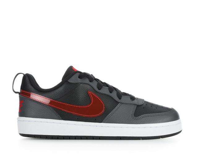 Kids' Nike Big Kid Court Borough Low Recraft Sneakers in Blk/UnivRed/Ant color