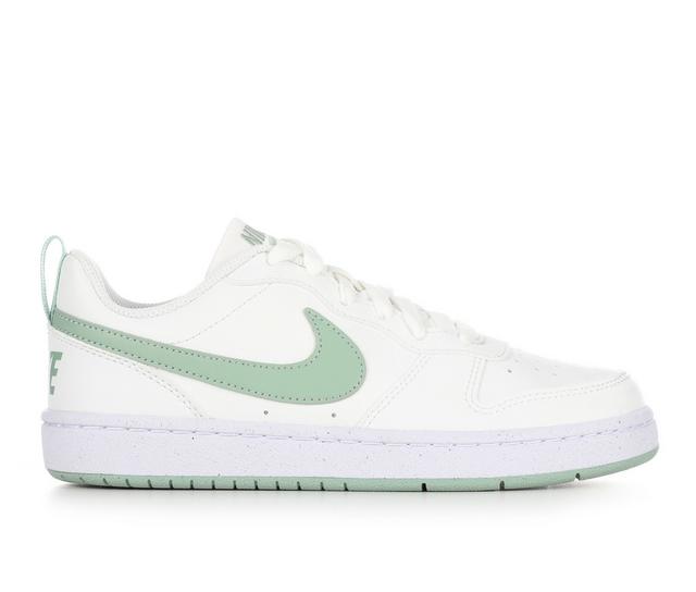 Kids' Nike Big Kid Court Borough Low Recraft Sneakers in Summit Wht/Wht color
