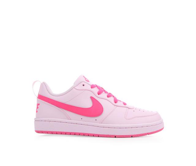 Kids' Nike Big Kid Court Borough Low Recraft Sneakers in Pink Foam/White color