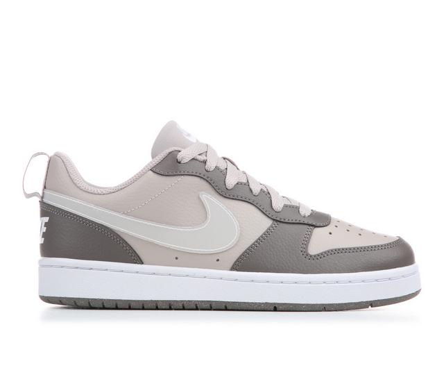 Kids' Nike Big Kid Court Borough Low Recraft Sneakers in Moon/Stone/Wht color