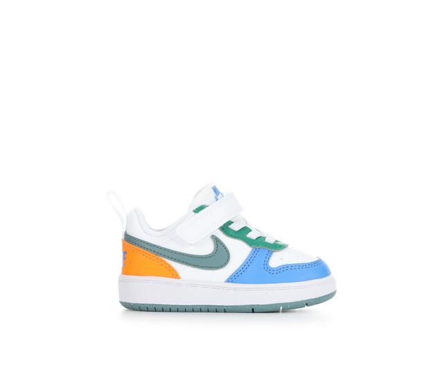 Kids' Nike Infant & Toddler Court Borough Low Recraft Sneakers in Wht/Min/Slt/Mal color
