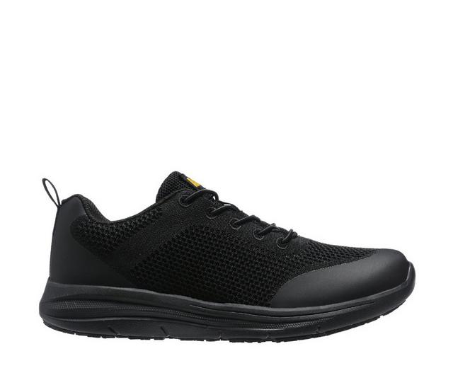 Men's AdTec Mens Lightweight Non-Slip Work Sneaker in Black color