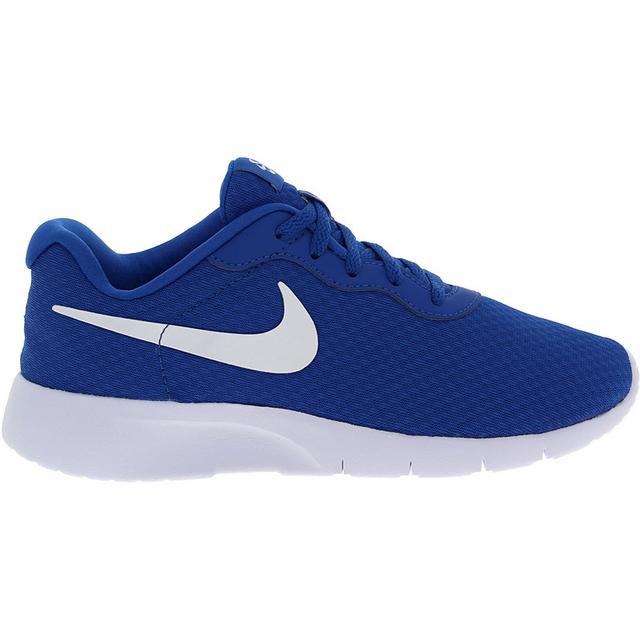 Kids' Nike Big Kid Tanjun Go Running Shoes in Navy/Blk/White color