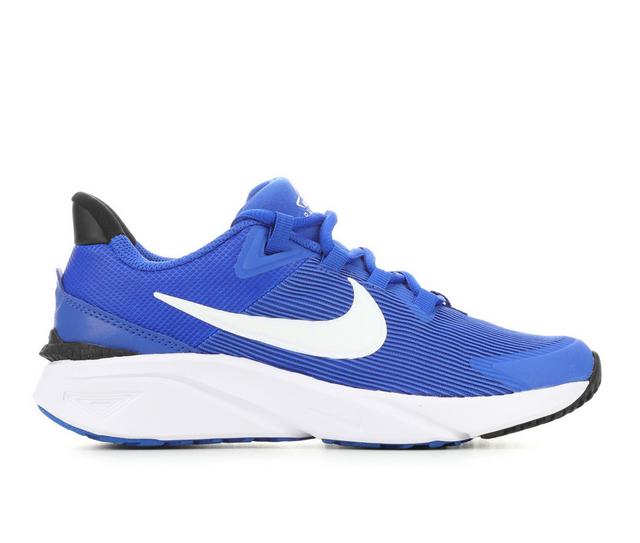 Boys' Nike Star Runner 4 Boys 3.5-7 Running Shoes in Royal/Wht/Bk/Wh color