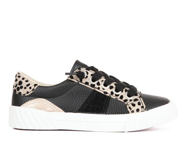 Girls' Blowfish Malibu Little Kid & Big Kid Wave Kids Slip-On Sneakers in Blk/Leopard color