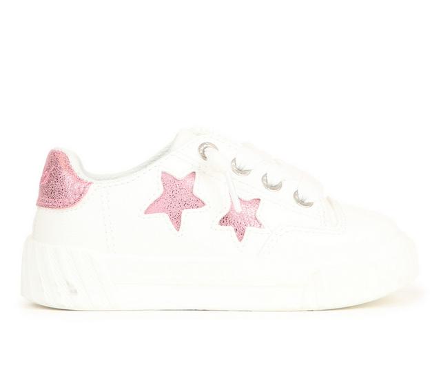 Girls' Blowfish Malibu Toddler & Little Kid Wander Sneakers in White/Rose color