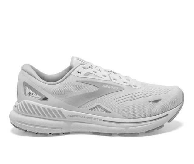 Women's Brooks ADRENALINE GTS 23 Running Shoes in White color