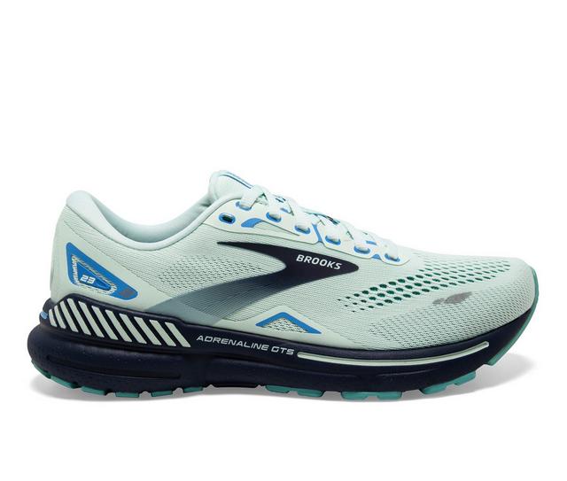 Women's Brooks ADRENALINE GTS 23 Running Shoes in Blue/Blue color