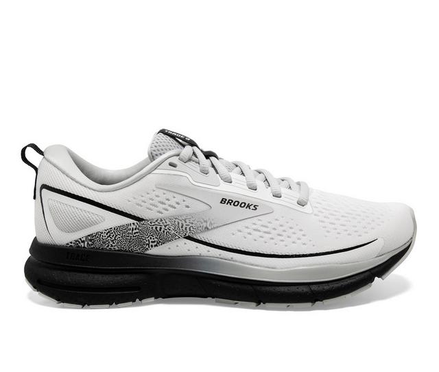 Women's Brooks Trace 3 Running Shoes in White/Black color